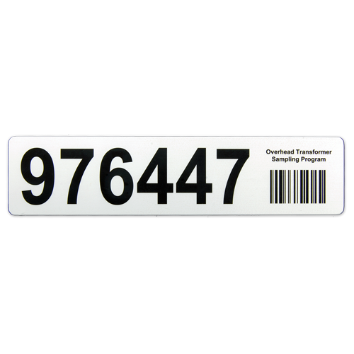 Utility Asset Labels